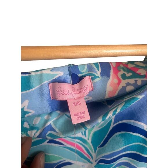 NWT Lilly Pulitzer Laurana Off Shoulder Dress Celestial Seas Size XXS - Picture 4 of 5